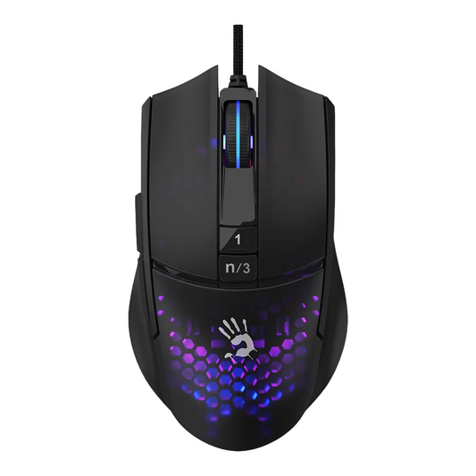 Bloody L65 Max RGB Wired Gaming Mouse with Transparent Shell MyGamingStore