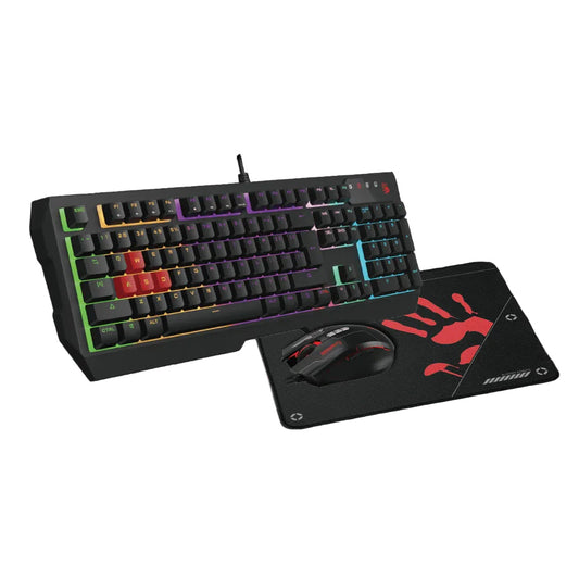 Bloody B1700 Neon Gaming Keyboard Mouse Mousepad Combo MyGamingStore