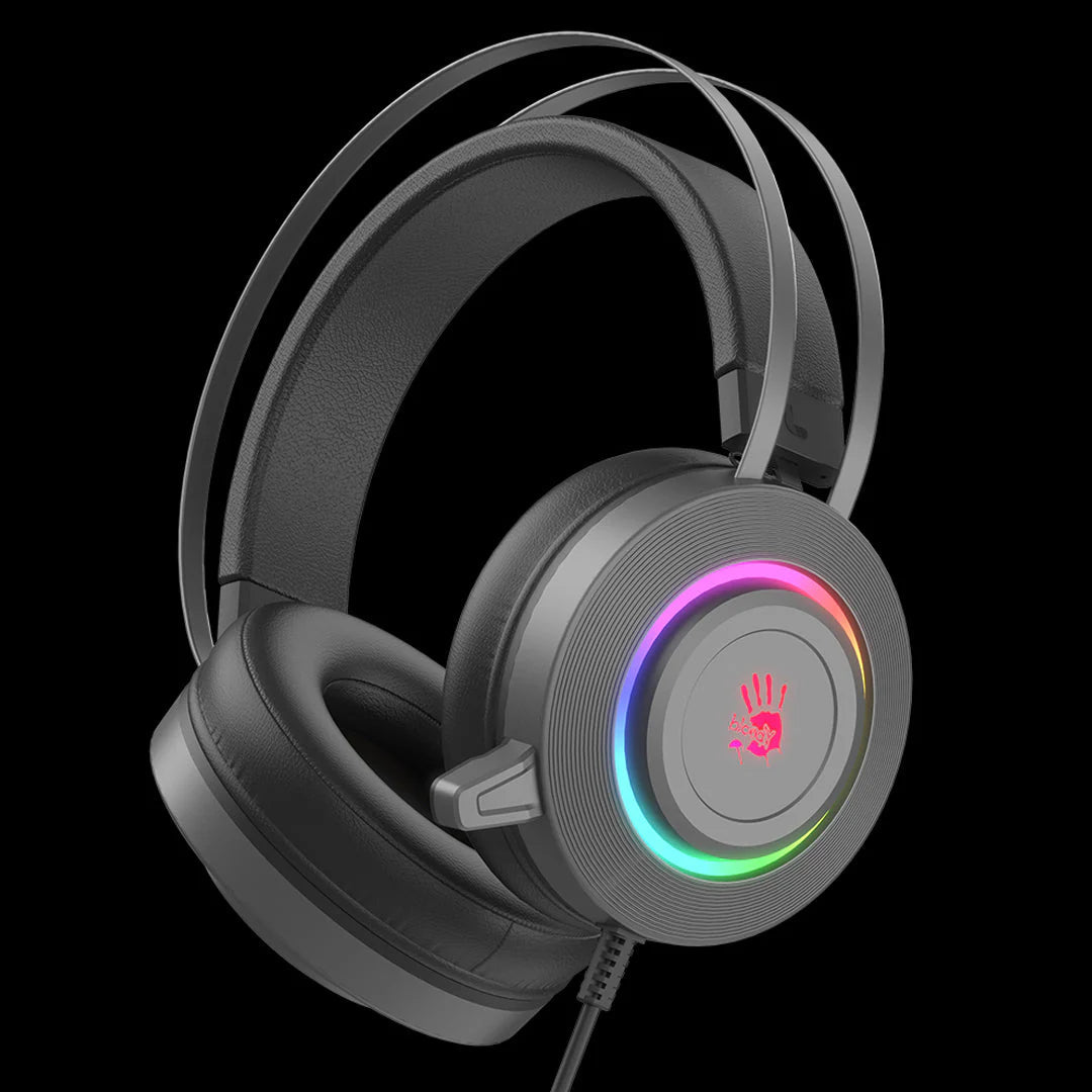 Bloody G521S Over-Ear RGB Stereo Surround Gaming Headset- Silver MyGamingStore