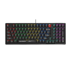 Bloody S98 RGB Wired Mechanical Keyboard with BLMS Switches, 98 Key Layout, 25 PBT Keycaps, Hot Swappable, NKRO MyGamingStore