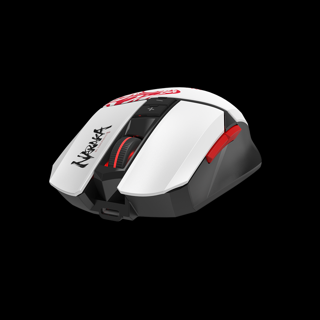 Bloody R36 Ultra Naraka Dual Mode Wireless Gaming Mouse - Naraka Edition, 12000 DPI, Dual Mode Connectivity, Up to 75 Hours Playtime MyGamingStore