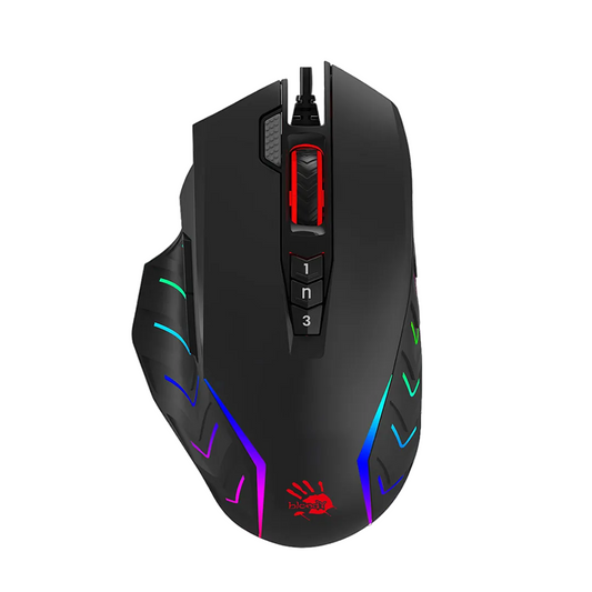Bloody J95S RGB Wired Gaming Mouse with Dual Fire Animation MyGamingStore