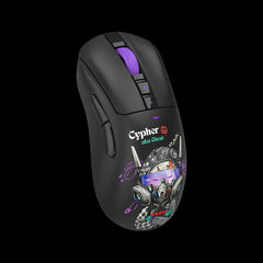 R73 Ultra Duo Dual Mode Wavelink Wireless Gaming Mouse - Cypher Ghost, Multi Functional Receiver Dock 20K DPI,USB to Type-C Adaptor, 1000 Hz Polling Rate,75H Playtime, Anti Slip Stickers Included MyGamingStore