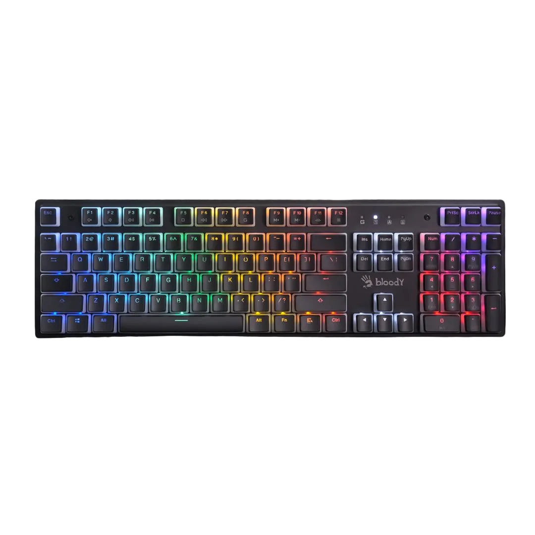 Bloody S520N RGB Wired  Mechanical Gaming Keyboard-100% Anti Ghosting, 104 Keys Layout, NKRO MyGamingStore