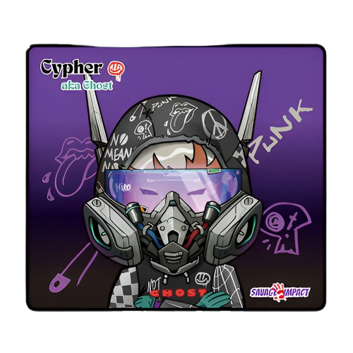Bloody BP-45W X Savage Waterproof  45 x 40  Mouse Pad – Cypher Ghost MyGamingStore